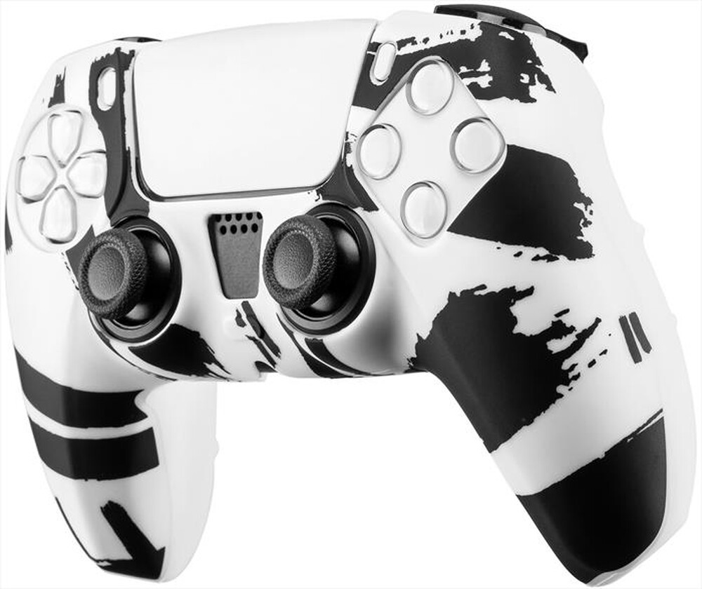 "QUBICK - CONTROLLER SKIN (PS5)-NERO BIANCO"