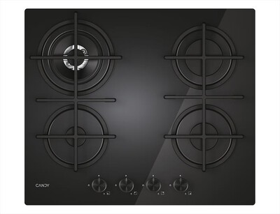 CANDY - Piano cottura a gas CVG6BR4WTB 59,5 cm-Nero