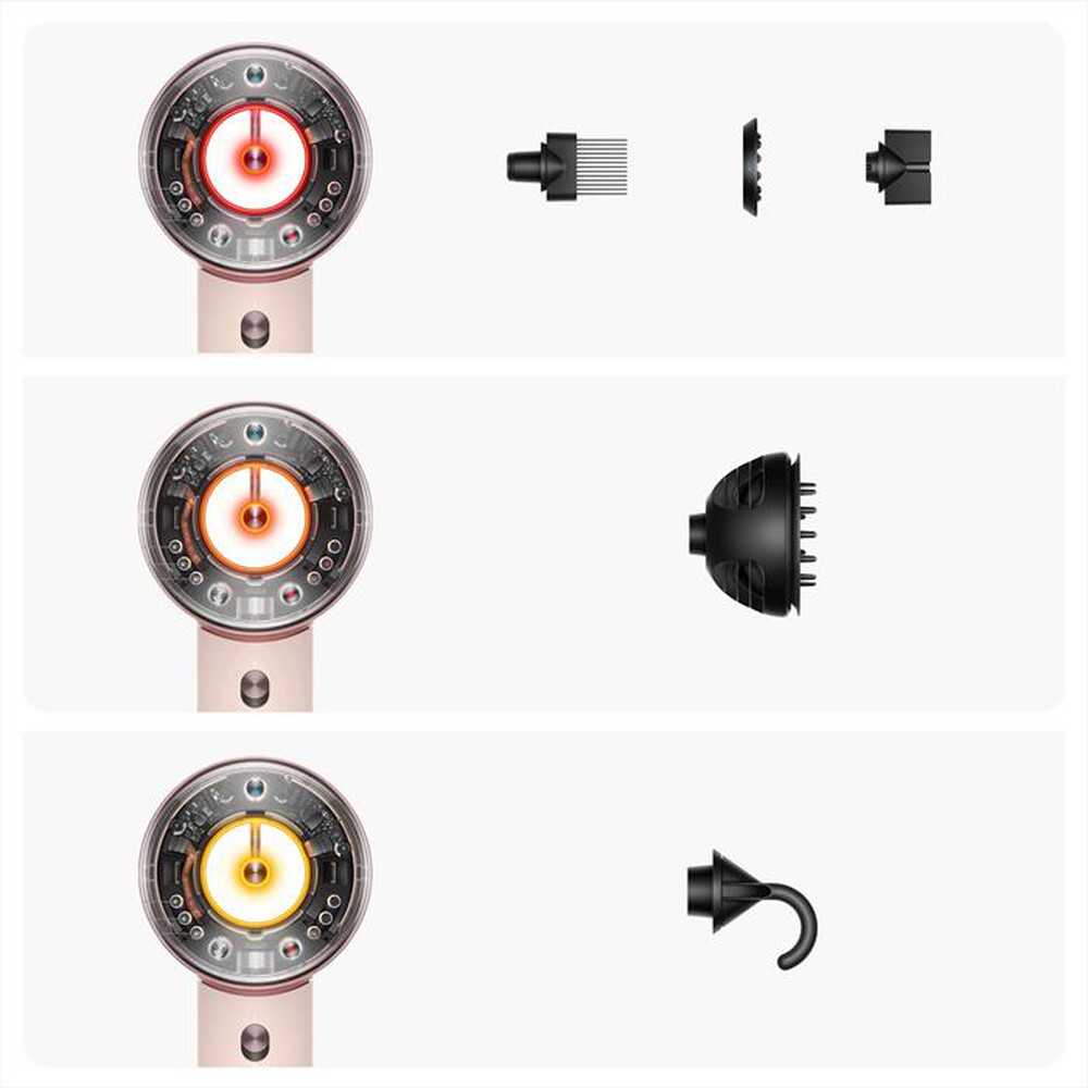 Immagine del prodotto DYSON - SUPERSONIC NURAL CAPELLI LISCI E ONDULATI-Rosa Cipria/Oro Rosa