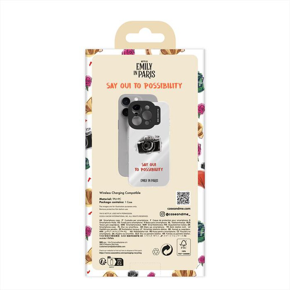 Immagine del prodotto CASEME - Cover CMEMIPCOVMIP1667P1 iPhone 16 Pro Max-Cam