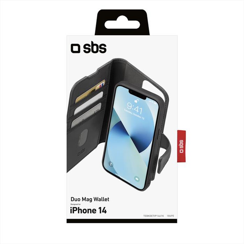 "SBS - Cover Duo Mag TEBKDETIP1461K per iPhone 14-Nero"