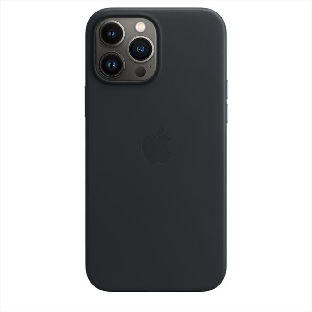 "APPLE - Custodia MagSafe in pelle per iPhone 13 Pro Max-Mezzanotte"
