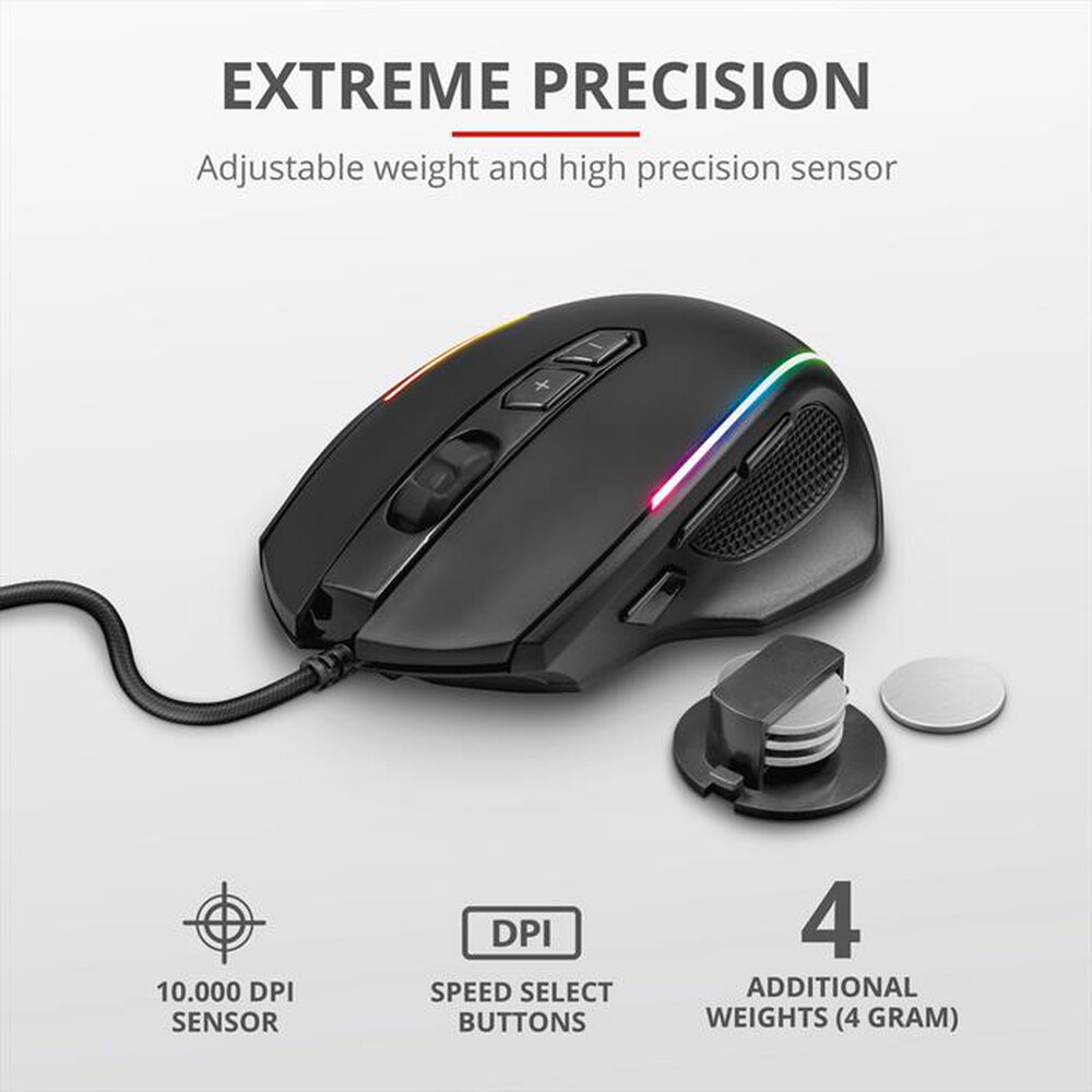 "TRUST - GXT 165 CELOX GAME MSE-Black"