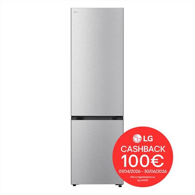 LG - Frigorifero combinato GBBS726AMB Classe A 375lt-Argento