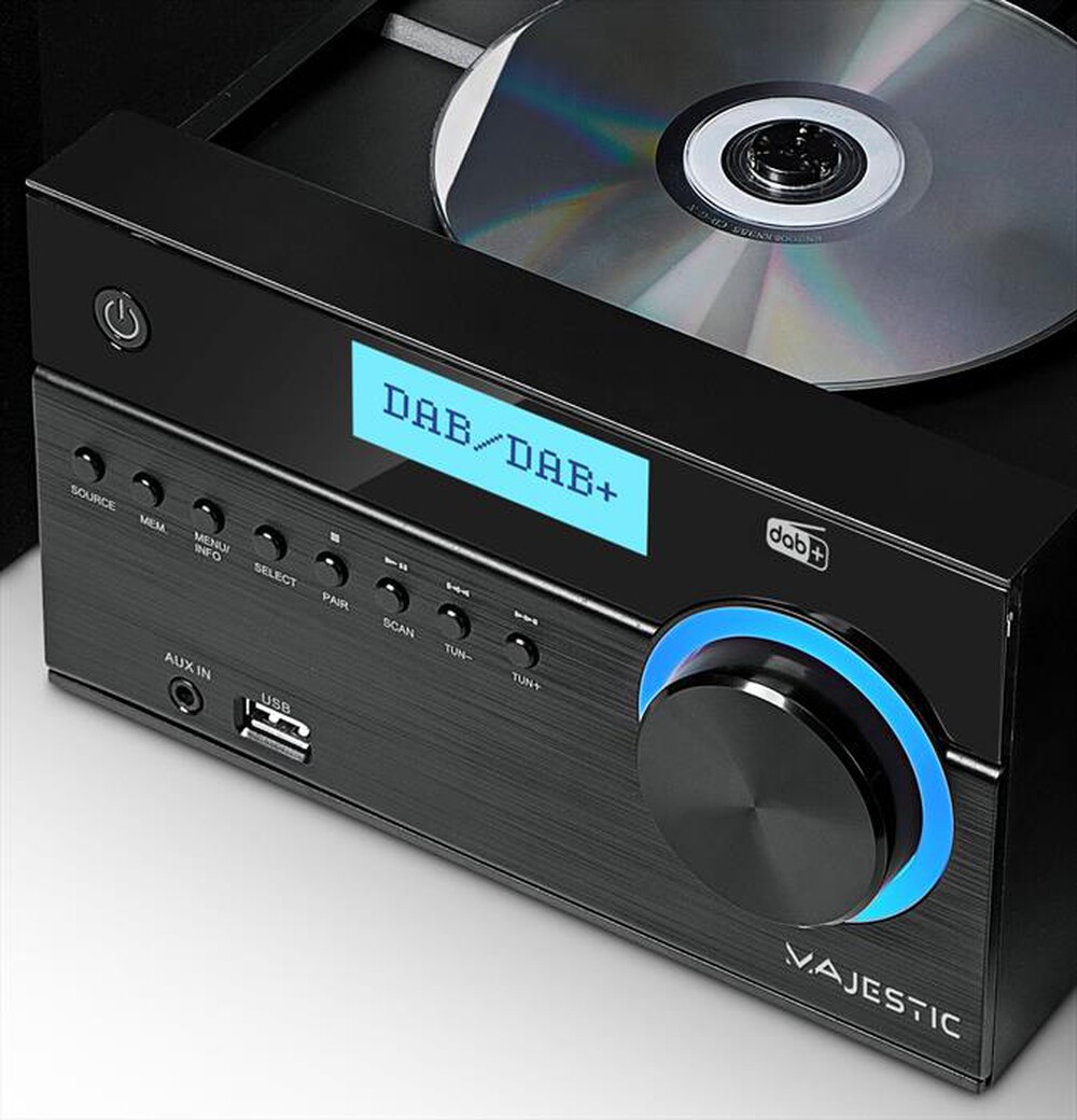 "MAJESTIC - AH 2350 BT MP3 USB DAB-NERO"