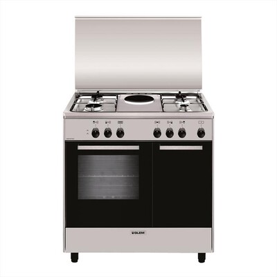 GLEM GAS - Cucina a gas ed elettrica AR856EI Classe A-Inox