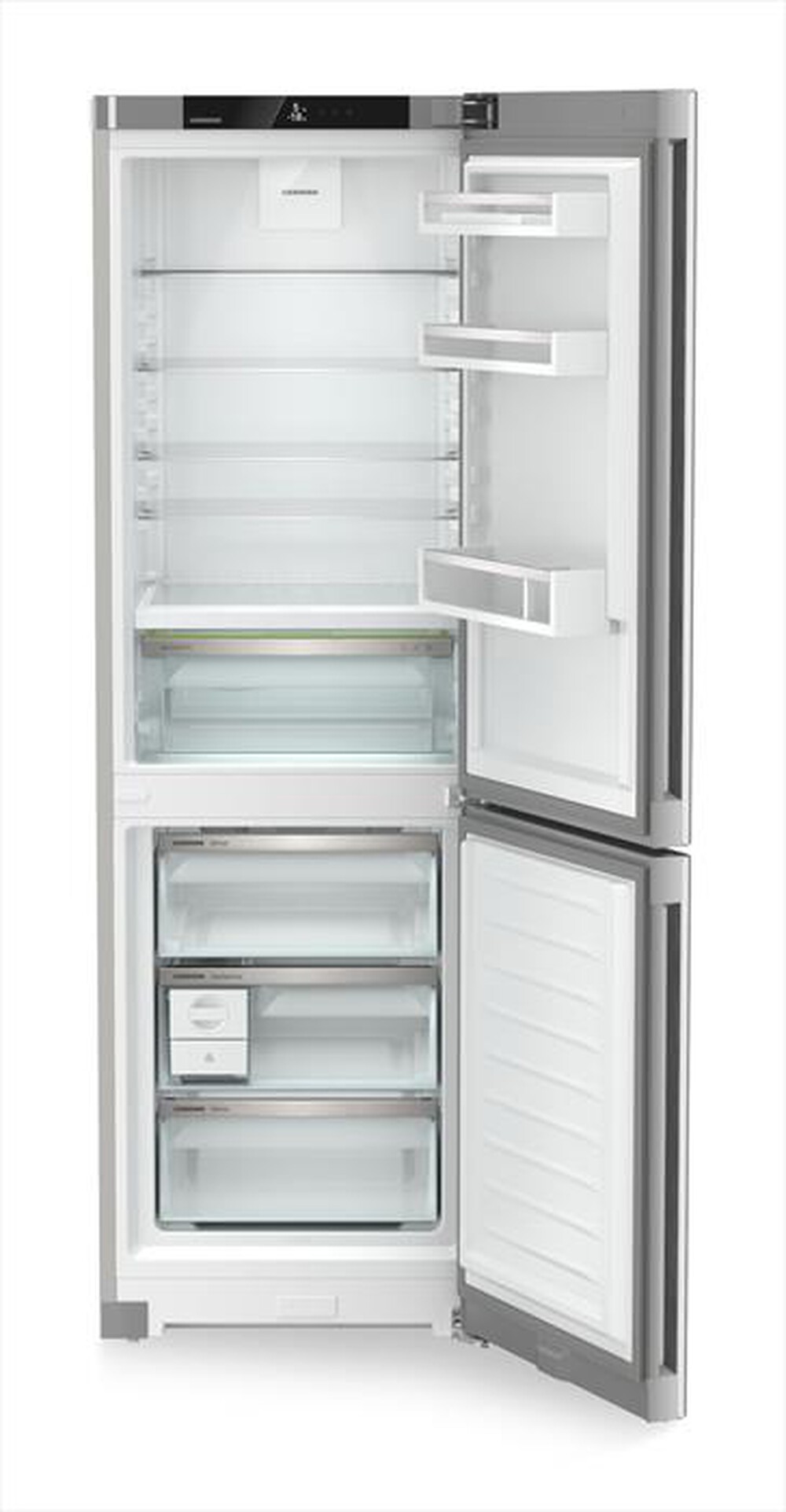 "LIEBHERR - Frigorifero combinato CBNSFC 522I-20 Classe C-SteelFinish / Silver"