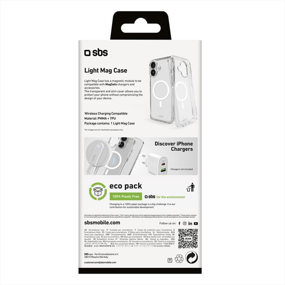 "SBS - Cover TELIGMAGIP1661T per iPhone 16"