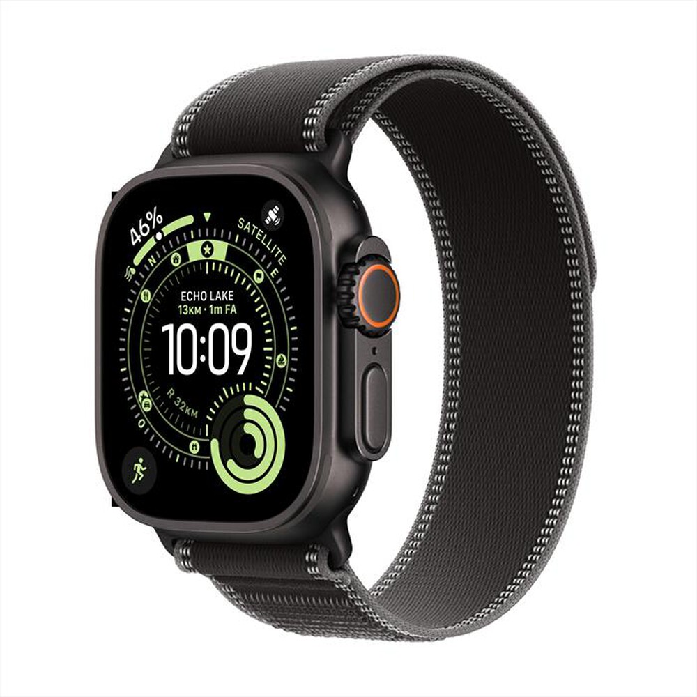 Immagine del prodotto APPLE - Watch Ultra 3 GPS + Cellular 49mm Titanio Nero-Trail Loop Nero/Cenere - M/L