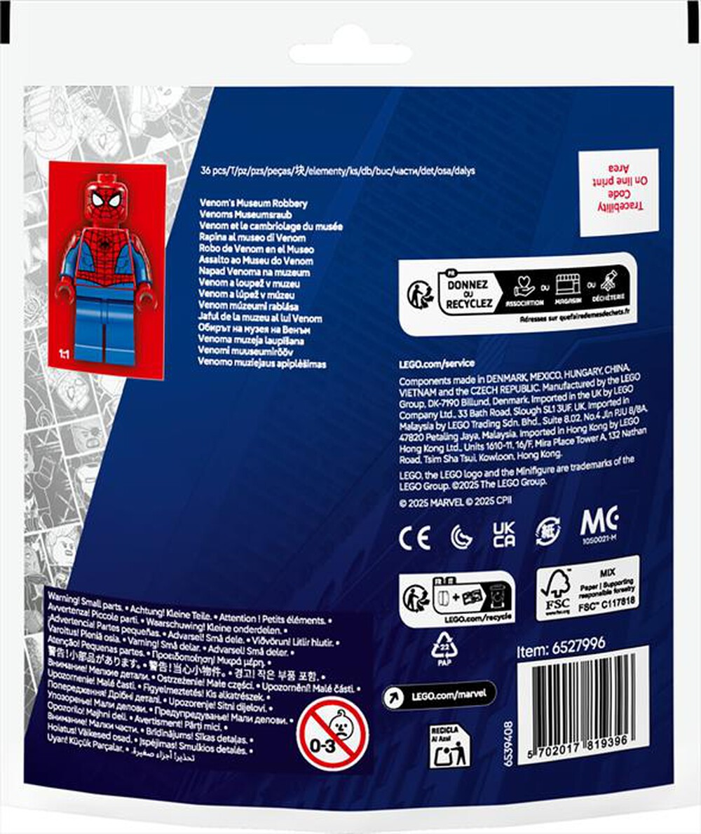 Immagine del prodotto LEGO - RECRUITMENT BAGS Rapina al museo di Venom 30707