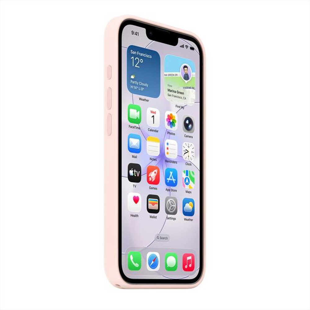 Immagine del prodotto APPLE - Custodia MagSafe in silicone per iPhone 17e-Rosa chiaro