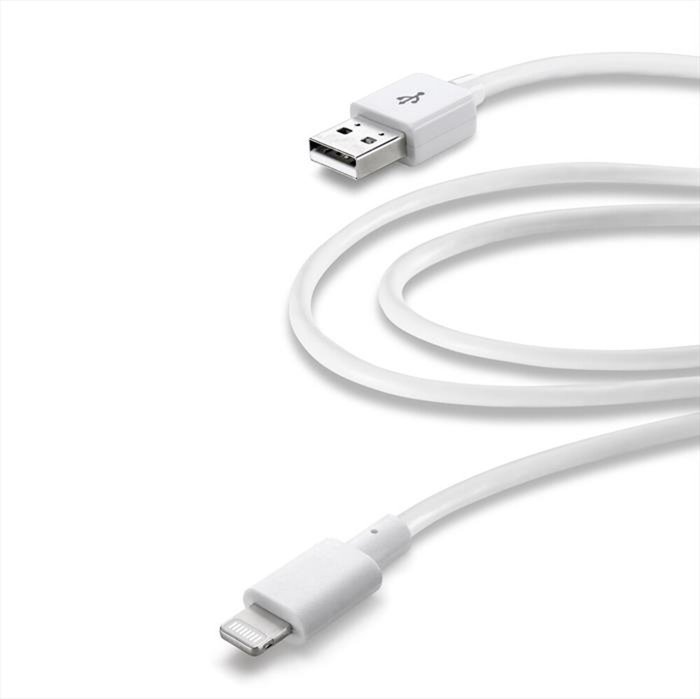 "CELLULARLINE - USBDATAMFIIPH3MW Lightning Cavo USB extra lungo 3m-Bianco"