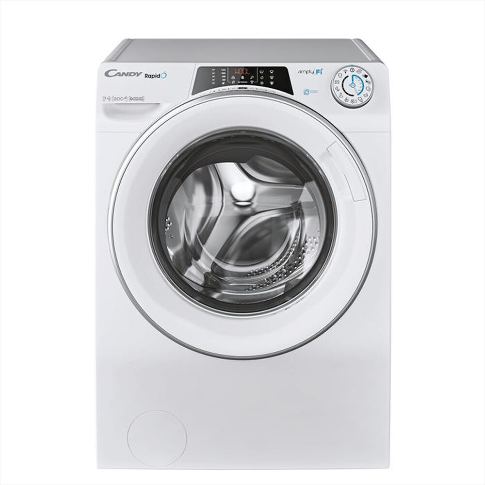 "CANDY - Lavatrice slim RO41274DWMSE/1-S 7 Kg Classe A-BIANCO"