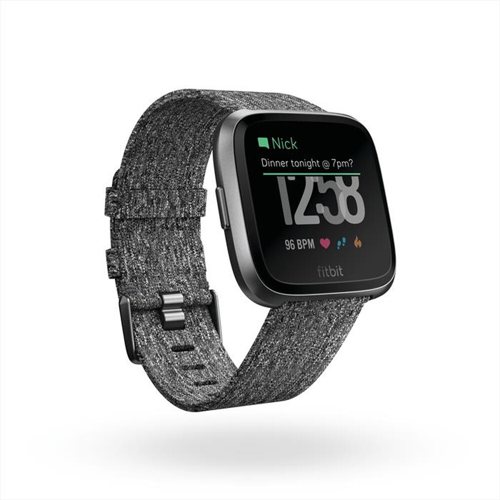 "FITBIT - VERSA -SMARTWATCH S.E. TESSUTO-ANTRACITE/ALLUMINIO GRIGIO"