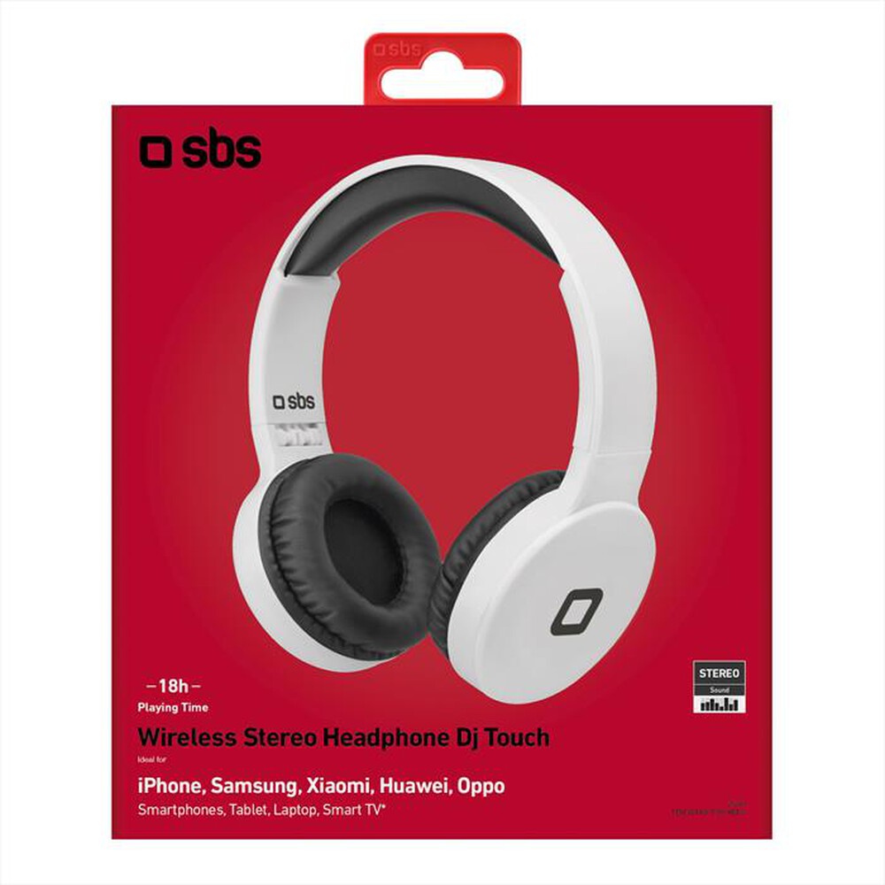 "SBS - TEHEADPHDJTOUCHBTW-Bianco"
