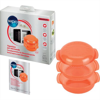 WHIRLPOOL - WPro STM006 Vaporiera rotonda-arancione