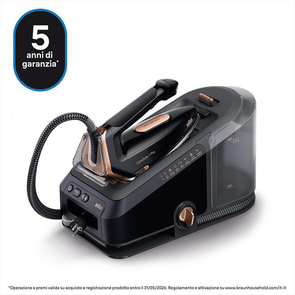 Immagine del prodotto BRAUN - SISTEMA STIRANTE CARESTYLE 7 IS7286BK-NERO ORO
