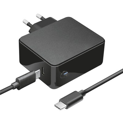 TRUST - MAXO APPLE 61W USB-C LAPTOP CHARGER-Black