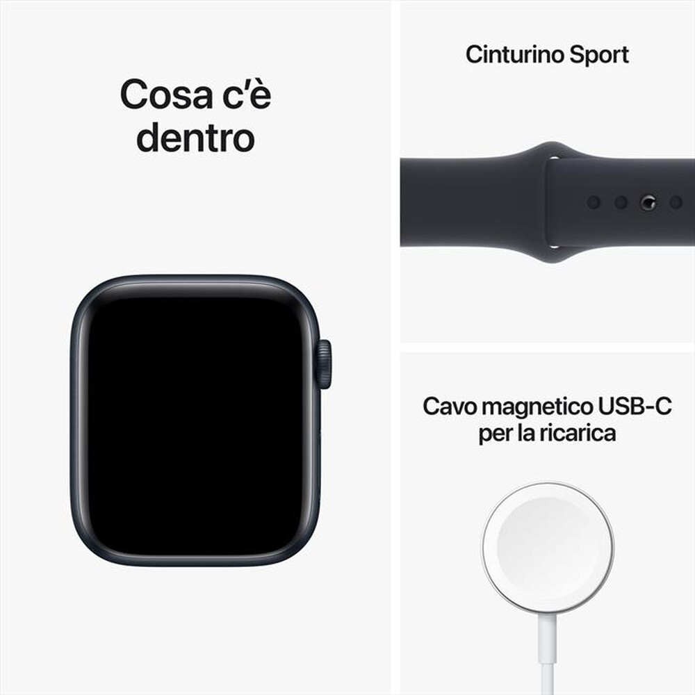 "APPLE - Watch SE GPS 44mm Regular-Mezzanotte"