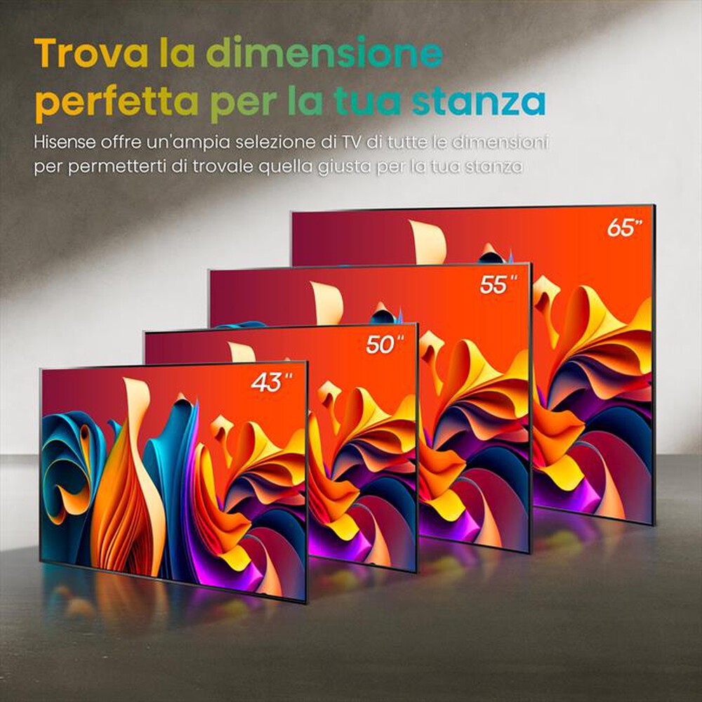 "HISENSE - Smart TV Q-LED UHD 4K 50\" 50A79NQ-NERO"