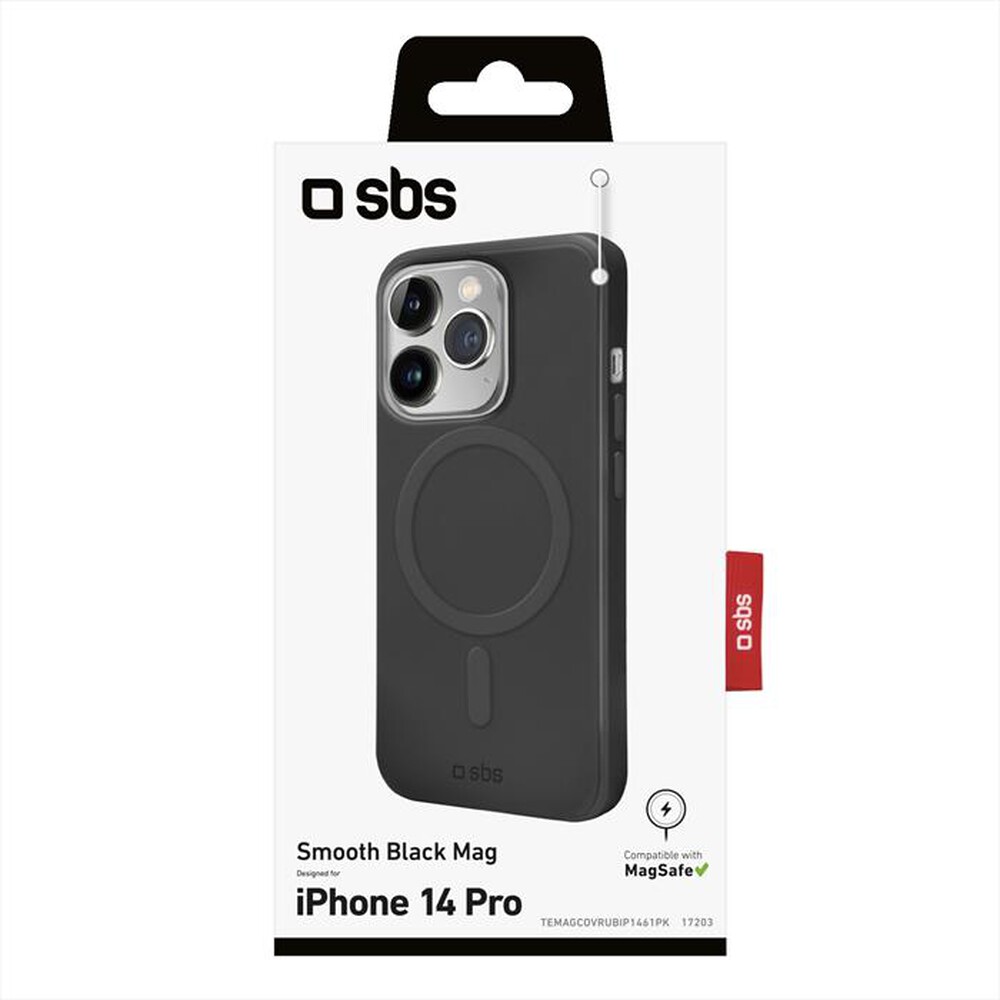 "SBS - Cover TEMAGCOVRUBIP1461PK per iPhone 14 Pro-Nero"