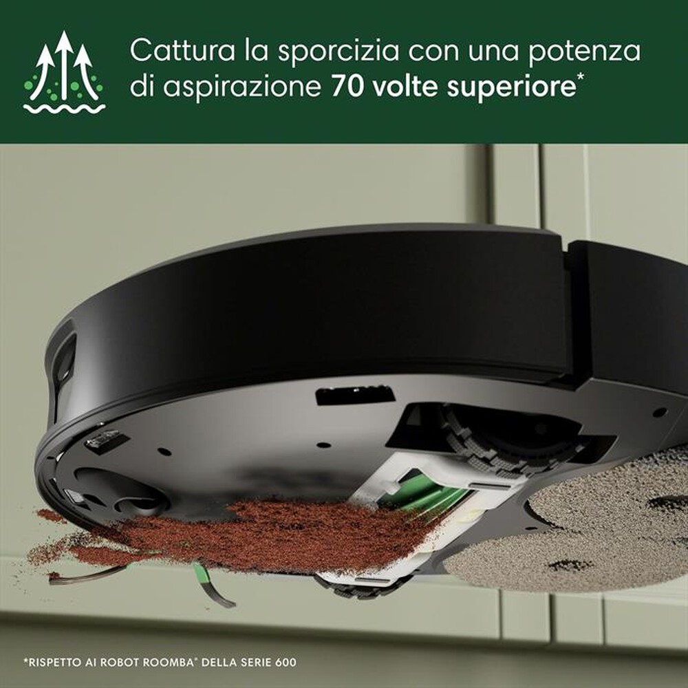 Immagine del prodotto iROBOT - Robot aspirapolvere lavapavimenti Roomba 505 combo-Black