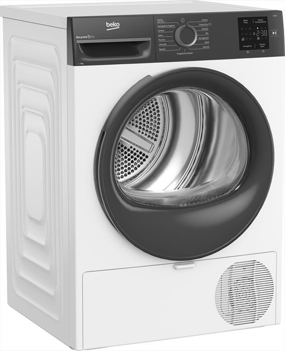"BEKO - ASCIUGATRICE BMEUTS372A 7KG CLASSE A++-Grey,White"
