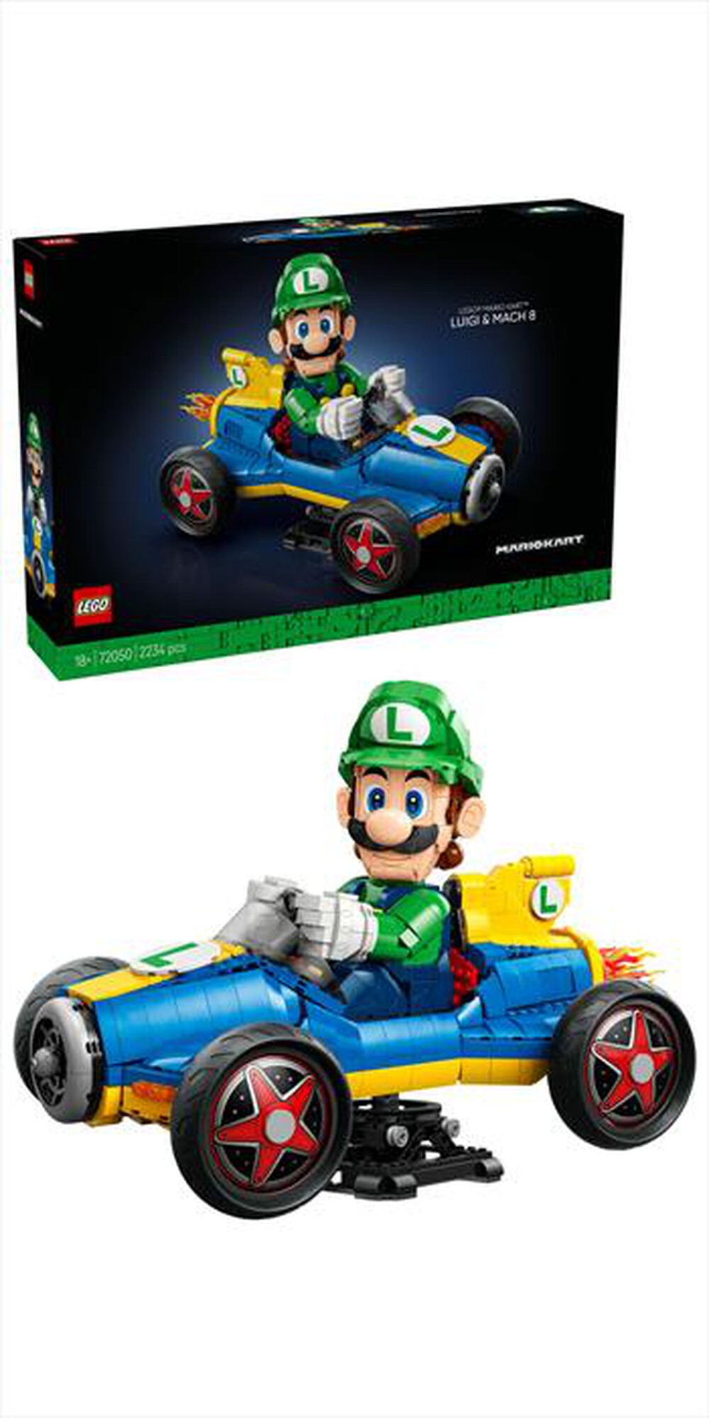 Immagine del prodotto LEGO - SUPER MARIO Mario Kart: Luigi e Mach 8 - 72050