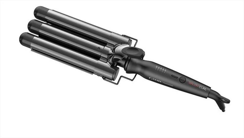"GAMA - Ferro per capelli TRIFERRO SALON CURL-Black"