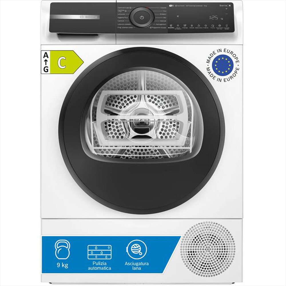 Immagine del prodotto BOSCH - Asciugatrice Serie 6 WQH245A0IT 9kg Classe C-Bianco