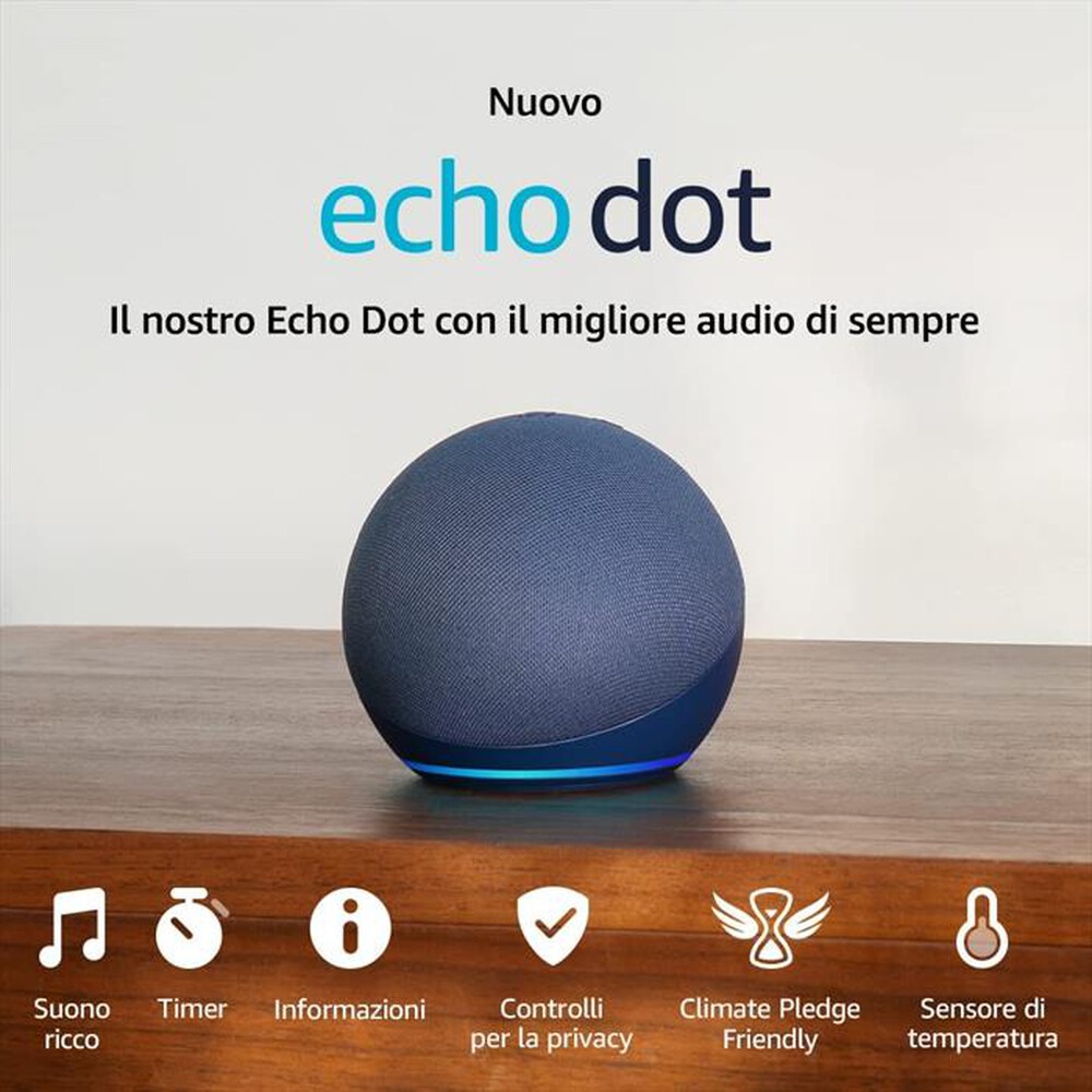 "AMAZON - Speaker ECHO DOT 5 GENERAZIONE-Blu notte"