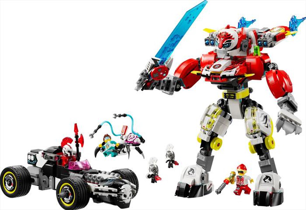 Immagine del prodotto LEGO - DREAMZZZ Mech tigre di Cooper e Bolide Zero -71497-Multicolore