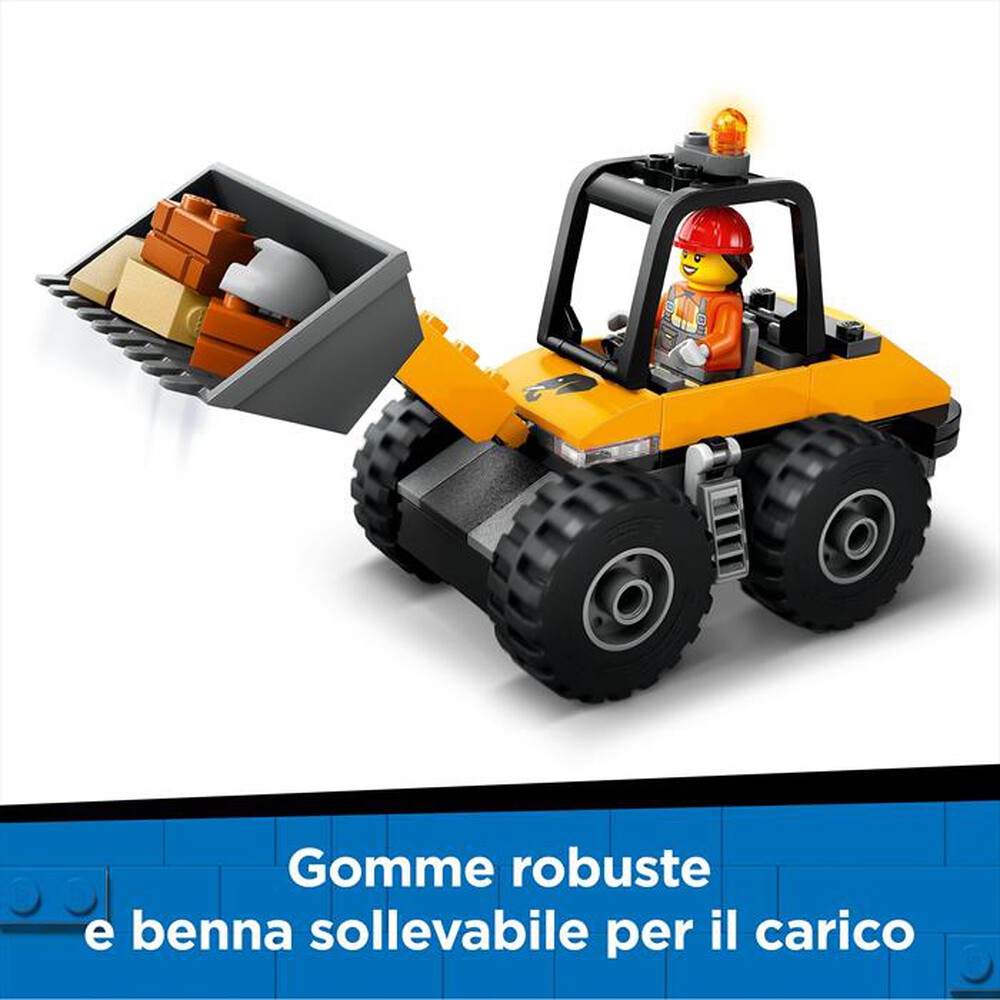 Immagine del prodotto LEGO - CITY GREAT VEHICLES Pala gommata gialla 60450