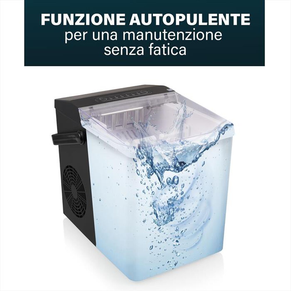 Immagine del prodotto PRINCESS - 283098 - FABBRICATORE DI GHIACCIO-Nero / Plastica