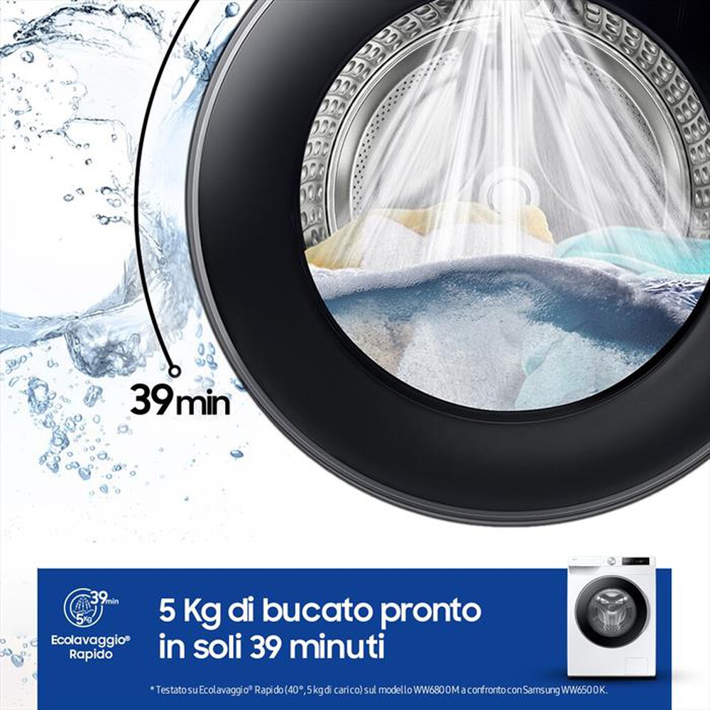 Immagine del prodotto SAMSUNG - Lavatrice WW90DG6U25LEU3 9 Kg Classe A-bianco