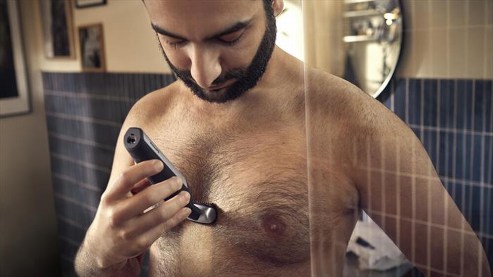 "PHILIPS - Rasoio BG5021/15-Nero/Inox"
