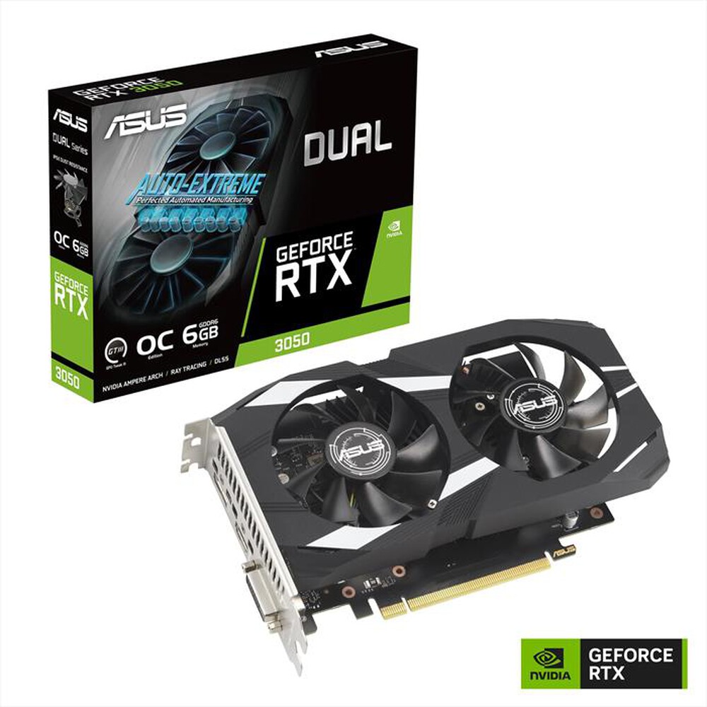 "ASUS - Scheda grafica DUAL-RTX3050-O6G-nero"