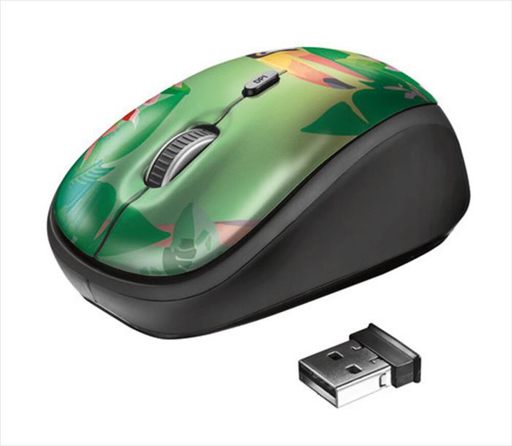 "TRUST - YVI WIRELESS MOUSE-Toucan"