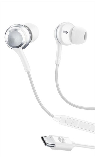 CELLULARLINE - Auricolare cuffia AUINEARMSTYPEC2W-Bianco