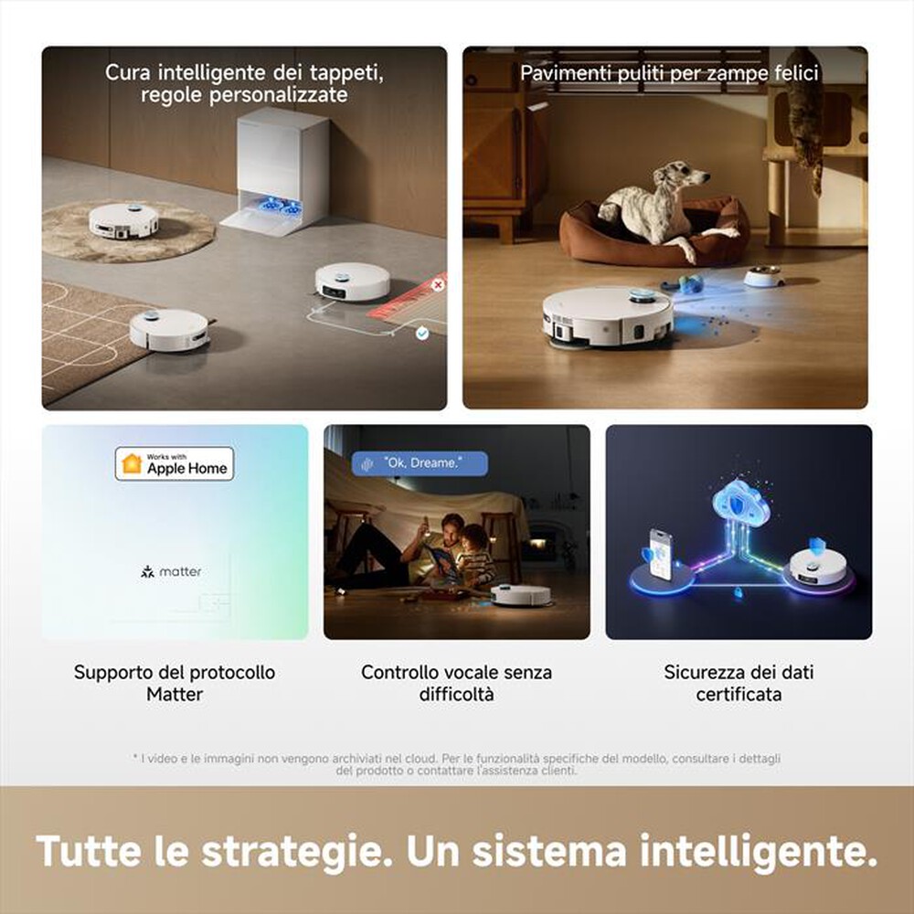 Immagine del prodotto DREAME - Aspirapolvere robot X60VIM PRO ULTRA COMPLETE-Bianco