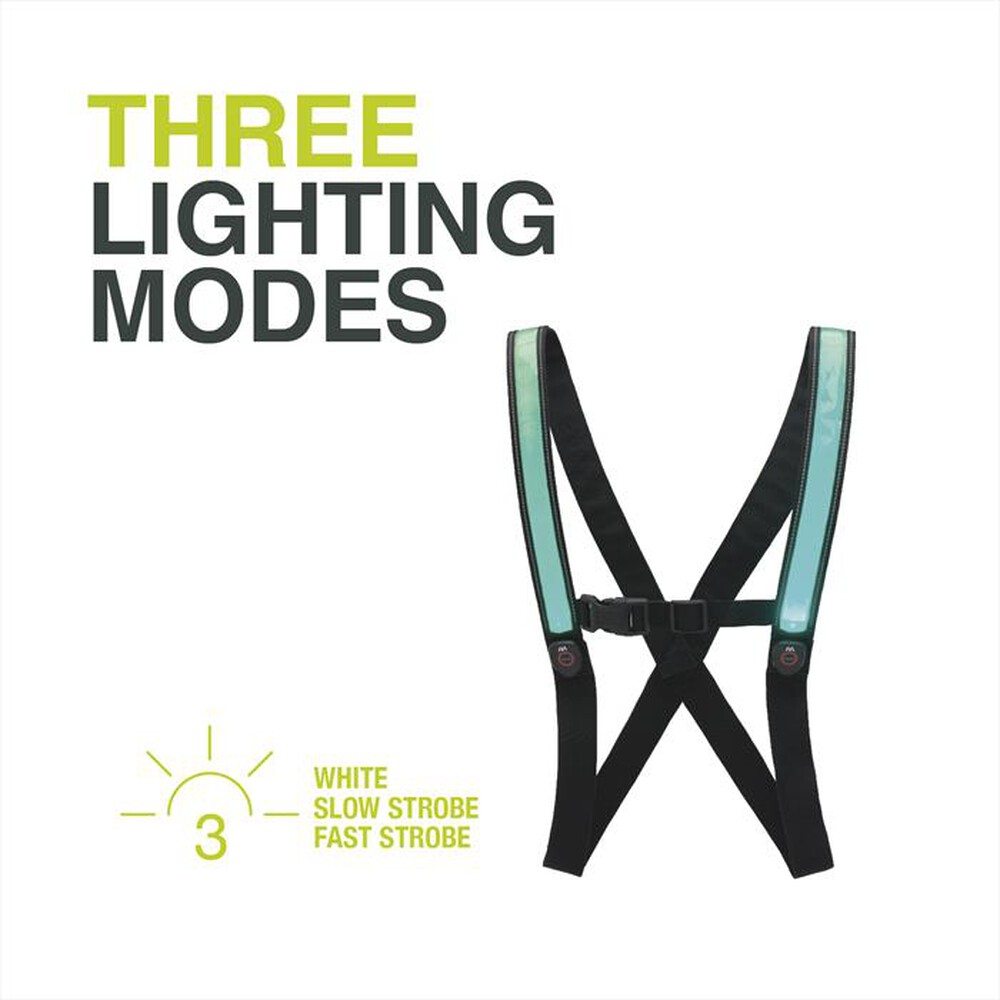 Immagine del prodotto NEWRBAN - Bretelle con Led LED REFLECTIVE VEST-Nero