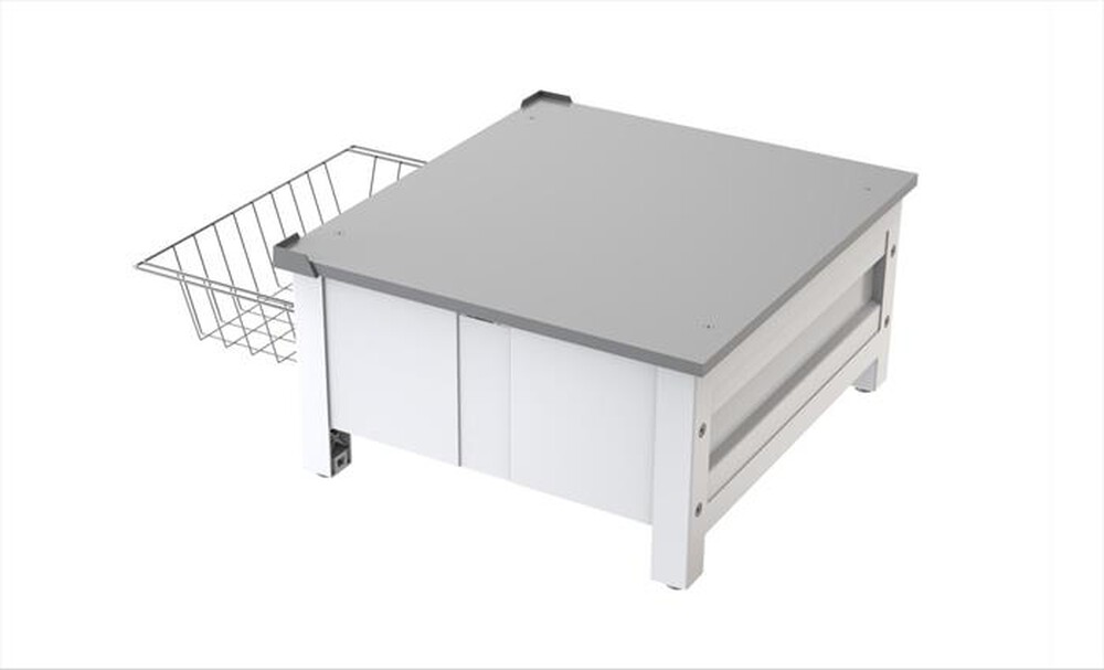 Immagine del prodotto MELICONI - BASE SPACE BASKET-Struttura bianca, ripiano grig