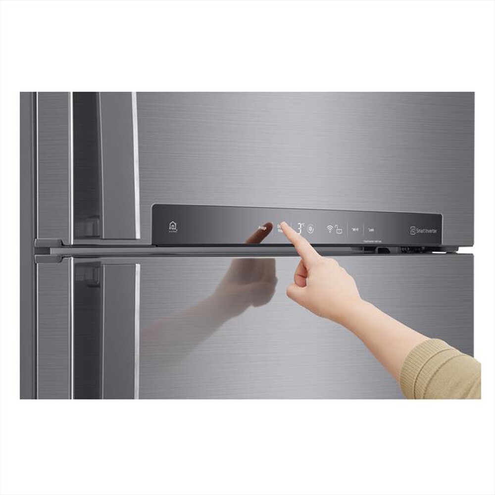 "LG - Frigorifero 2 porte GTF744PZHV Classe F 509 lt-Inox Premium"