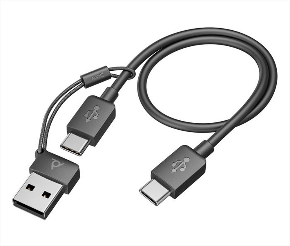 "POLY - Cuffie PC VOYAGER FOCUS-Nero"