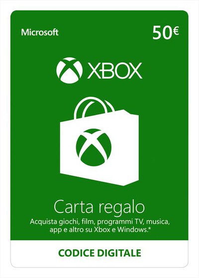 MICROSOFT - GC-Xbox Live Agency ESD 50€ - 