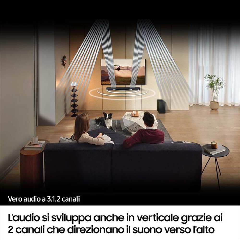 "SAMSUNG - Soundbar HW-Q700C/ZF Serie Q-BLACK"
