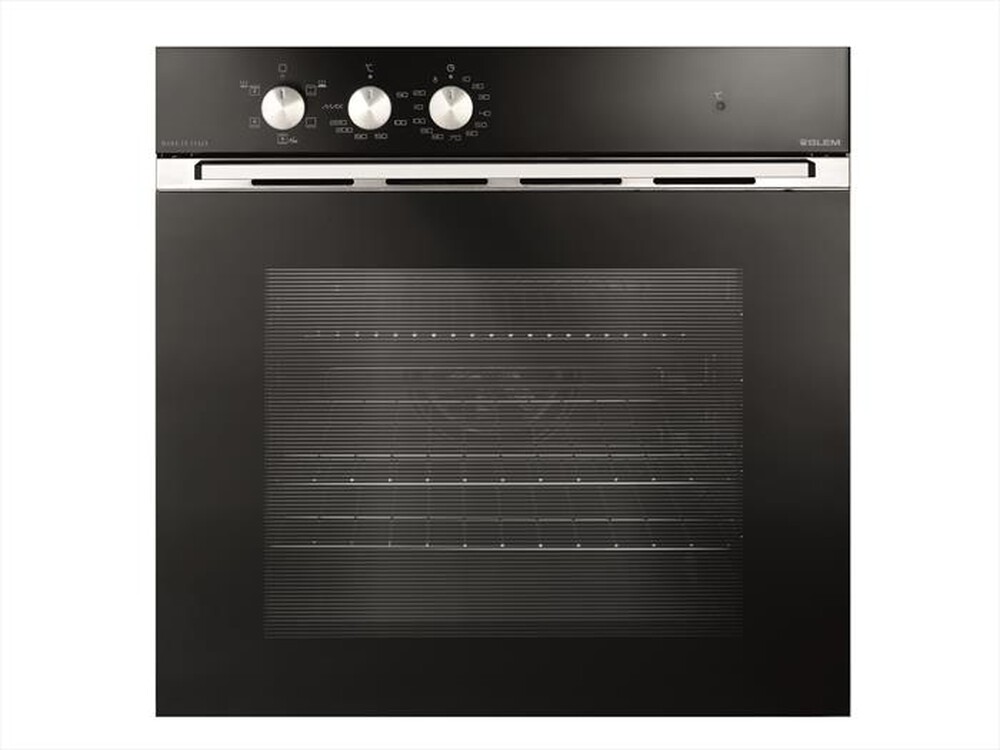 "GLEM GAS - Forno incasso elettrico GFM52BK-S3 Classe A-NERO OPACO"