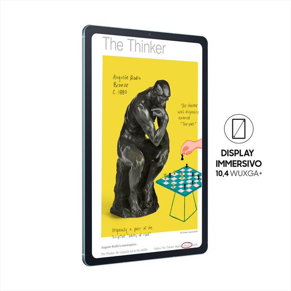 "SAMSUNG - GALAXY TAB S6 LITE LTE-Blue"