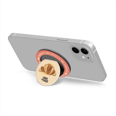 CASEME - Supporto stand per Android e iPhone CMEMIPSTANDMS4-Croissant,  CASEME - Supporto stand per Android e iPhone CMEMIPSTANDMS4-Croissant