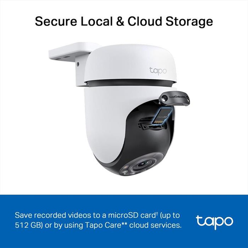 "TP-LINK - Telecamera TC41 OUTDOOR PAN/TILT SECURITY WI-FI 2K"